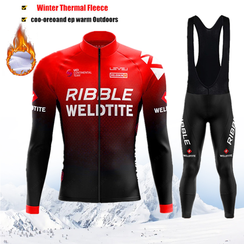 冬用サーマルフリースサイクリングジャージ メンズMTBウェア - Cycling Gear Brands のレビューと価格