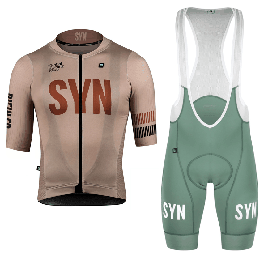 メンズ半袖サイクリングジャージとビブショーツ,高品質の柔らか - Cycling Gear Brands のレビューと価格